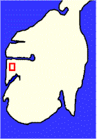Oster&oslash;y ligger nord&oslash;st for Bergen